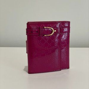 Gucci Fuchsia Patent Leather Wallet